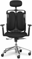 Акция на Офисное кресло Mealux Testa Duo Black (Y-552 Kb Duo) от Stylus