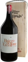 Акция на Вино Braida Barbera d`Asti Bricco Dell`Uccellone 2014 красное сухое 12 л wooden box (BW30427) от Stylus
