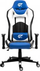 Акція на Кресло геймерское Gt Racer X-5813 Black/Blue/White від Stylus
