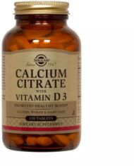 Акция на Solgar Calcium Citrate with Vitamin Солгар Кальций цитрат и витамин Д3 120 таблеток от Stylus