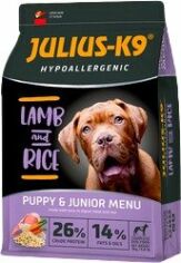 Акція на Сухой корм для собак Julius-K9 High Premium Puppy&Junior Hypoallergenic Ягненок-рис 12 кг (5998274312606) від Stylus