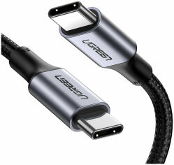 Акция на Ugreen Cable USB-C to USB-C 100W US316 1.5m Space Gray (70428) от Stylus
