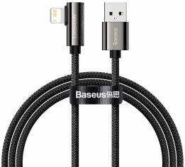 Акція на Baseus Usb Cable to Lightning Legend Elbow 2.4A 1m Black (CALCS-01) від Stylus