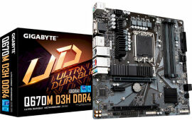 Акція на Gigabyte Q670M D3H DDR4 від Stylus