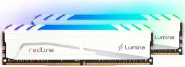 Акция на Mushkin 32 Gb (2x16GB) DDR5 6800 MHz Redline Lumina Rgb White (MLB5C680BGGP16GX2) от Stylus