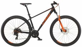 Акция на Велосипед Ktm Chicago 272 27.5" рама M/43, черный матовый (оранжевый), 2022 от Stylus