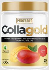 Акція на Pure Gold Protein CollaGold Коллаген со вкусом манго 300 грамм від Stylus