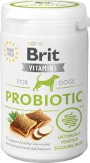 Акция на Витамины для собак Brit Vitamins Probiotic с пробиотиками 150 г (8595602562534) от Stylus