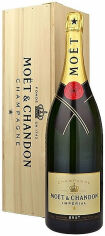 Акция на Шампанское Moёt & Chandon Impéria Jeroboam, белое брют, 3л 12%, в подарочной упаковке (BDA1SH-SMC300-001) от Stylus