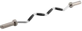 Акция на Hop-Sport York Fitness олимпийский W-образный 160 см (50 мм) с резиновыми рукоятками от Stylus