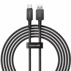 Акція на Baseus Usb Cable to USB-C Unbreakable Series 2m 100W Cluster Black (P10355801111-01) від Stylus