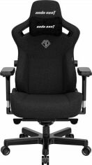 Акція на Кресло Anda Seat Kaiser 3 Size Xl Black Fabric (AD12YDC-XL-01-B-CF) від Stylus