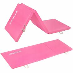 Акция на Мат гимнастический складной Springos 180 x 60 x 5.5 cм Pink (FA0061) от Stylus