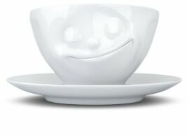 Акция на Чашка с блюдцем для кофе Tassen Счастье 200 мл (TASS14301/TA) от Stylus