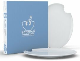 Акция на Набор из двух надкушенных десертных тарелок Tassen 20 см фарфор (TASS17301/TA) от Stylus