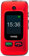 Акція на Sigma mobile Comfort 50 Shell Duo TYPE-C Black-Red (UA UCRF) від Stylus
