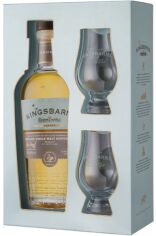 Акція на Виски Kingsbarns Doocot 7 Yo Single Malt Scotch Whisky & 2 Glencairns gift pack 46%, 0.7 л + 2 бокала (WHS811929031118) від Stylus