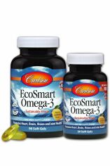 Акция на Carlson Labs EcoSmart 90+30 soft gels Омега-3 вкус лимона от Stylus