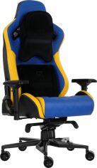 Акция на Кресло Gt Racer X-0724 Blue/Yellow от Stylus