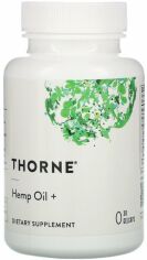Акція на Thorne Research Hemp Oil, 30 Gel Capsules (THR00677) від Stylus