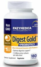 Акція на Enzymedica Digest Gold + Probiotics, 180 Capsules (ENZ-29091) від Stylus