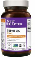Акция на New Chapter Turmeric force Куркумин 30 вегетарианских капсул от Stylus