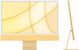 Акція на Apple iMac M1 24" 256GB 8GPU Yellow (Z12S000N7) 2021 від Stylus