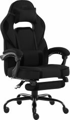 Акция на Геймерское кресло Gt Racer X-2748 Fabric Black Suede от Stylus