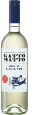 Акция на Вино Gatto Matto Grillo Sicilia белое сухое 11.5 % 0.75 л (VTS2903710) от Stylus