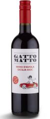 Акція на Вино Gatto Matto Nero d'Avola Sicilia красное сухое 12.5 % 0.75 л (VTS2903760) від Stylus