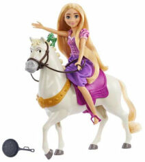 Акція на Игровой набор Disney Princess Рапунцель Принцесса с верным другом Максимусом (HLW23) від Stylus