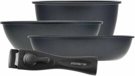 Акция на Набор сковородок Polaris EasyKeep-4DG 4 предмета (018546) от Stylus