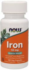 Акция на Now Foods Iron 18 mg 120 caps от Stylus