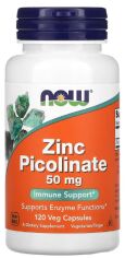 Акция на Now Foods Zinc Picolinate 50 mg 120 Veg caps (NOW-01552) от Stylus