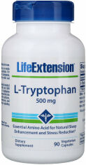 Акция на Life Extension L-Tryptophan, 500 mg, 90 Vegetarian Capsules (LEX-17229) от Stylus