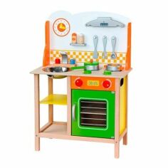 Акція на Детская кухня Viga Toys из дерева с посудой (50957FSC) від Stylus