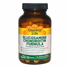 Акция на Country Life Glucosamine/Chondroitin Formula 90 caps Глюкозамин и Хондроитин от Stylus