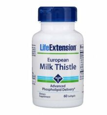 Акція на Life Extension European Milk Thistle 60 caps Силимарин (Расторопша) від Stylus