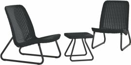 Акция на Комплект мебели Keter Rio patio set серый (7290103662431) от Stylus