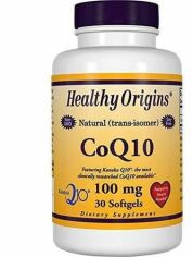 Акція на Healthy Origins CoQ10 Kaneka Q10 100 mg 30 Softgels Коэнзим Q10 від Stylus