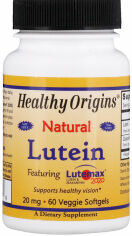 Акция на Healthy Origins Lutein 20 mg 60 veg softgels от Stylus