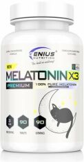 Акция на Genius Nutrition Melatonin-X3 Мелатонин Х3 90 таблеток от Stylus