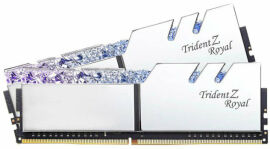 Акція на G.Skill 64 Gb (2x32GB) DDR4 3600 MHz Trident Z Royal (F4-3600C18D-64GTRS) від Stylus