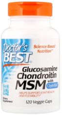 Акция на Doctor's Best Glucosamine Chondroitin Msm with OptiMSM 120 Caps (DRB-00080) от Stylus