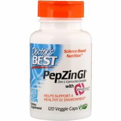 Акция на Doctor's Best PepZin Gl Zinc-L-Carnosine Complex Цинк карнозин комплекс 120 капсул от Stylus