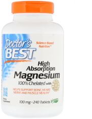 Акція на Doctor's Best High Absorption Magnesium 100% Chelated 240 Tabs (DRB-00087) від Stylus
