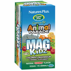 Акция на Natures Plus Animal Parade Mag Kidz Sugar Free 90 chewables Магний для детей, без сахара, вкус вишни от Stylus