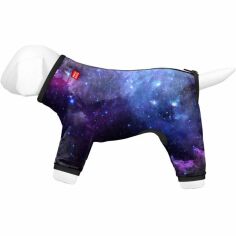 Акция на Дождевик для собак Waudog Clothes рисунок NASA21 L55 обхват груди 77-79 см обхват шеи 50-55 см от Stylus