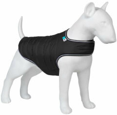 Акция на Курточка-накидка для собак AiryVest L B 58-70 см С 42-52 см черная (15441) от Stylus