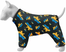 Акція на Дождевик для собак Waudog Clothes рисунок Дом M47, В 69-72 см, С 47-50 см (5347-0230) від Stylus